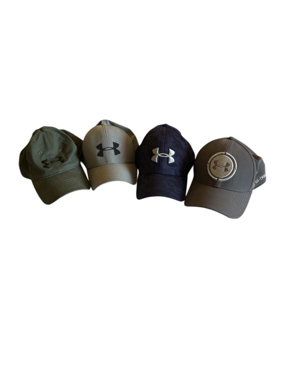Under Amour Hats 4 in total all size LG/XL